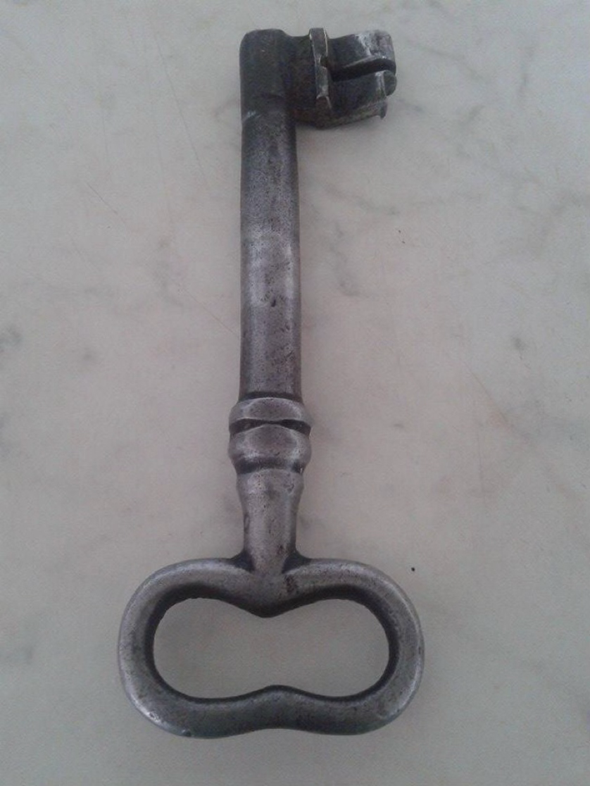 The iron key that opens the cellar door
