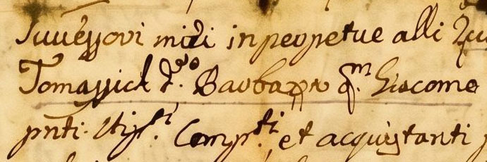 The name in an ancestor's own hand — a 1759 deed